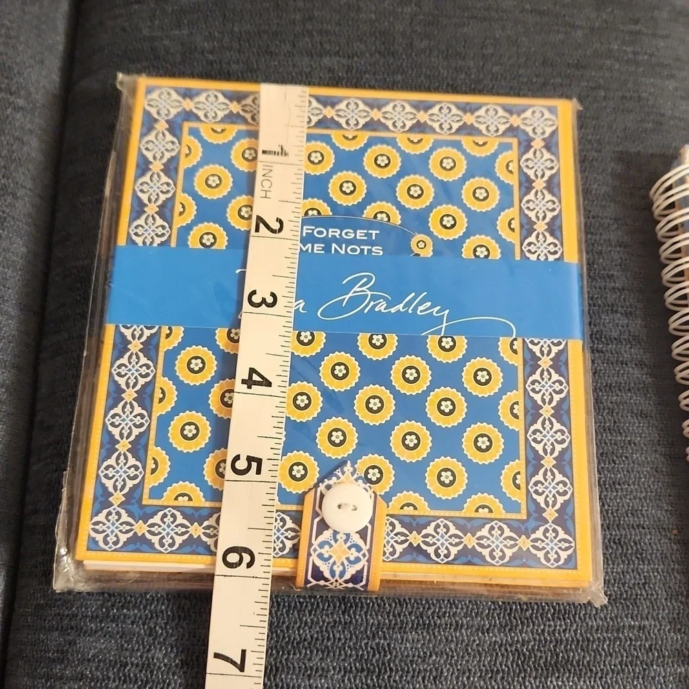 New 2 Vera Bradley Forget me Nots note pads